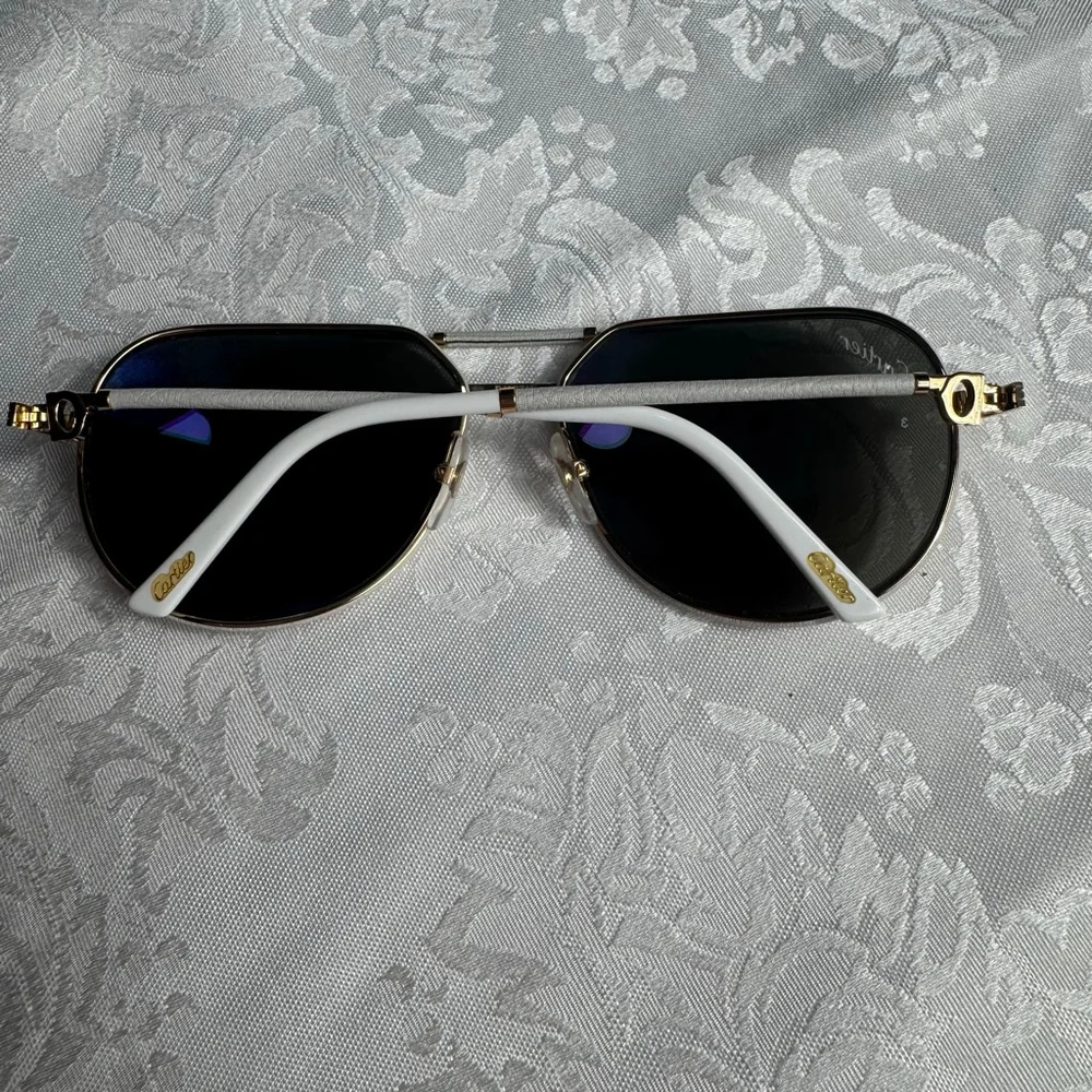 Cartier Premier De Cartier White Frame Aviator CT0053S
